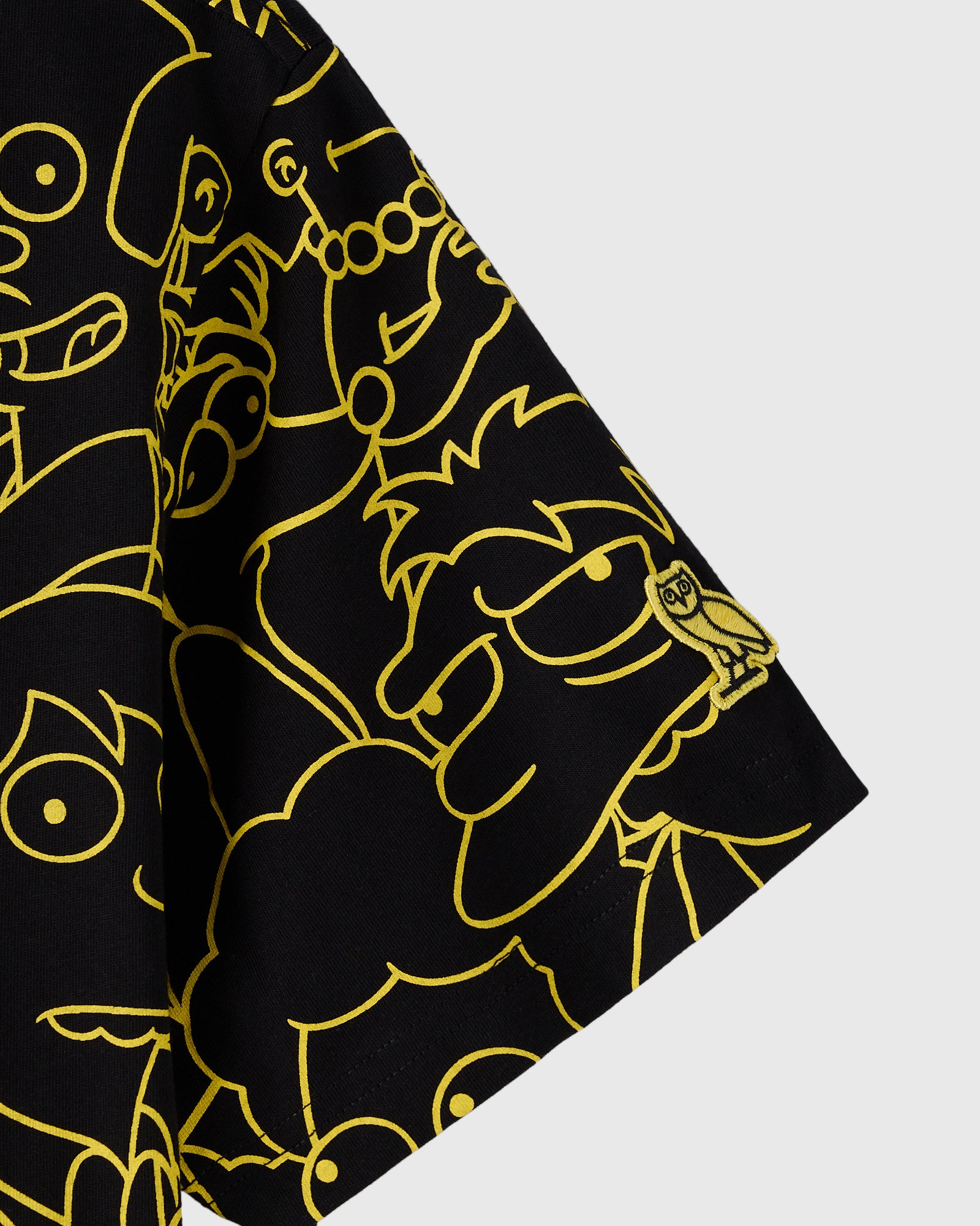 The Simpsons All Over Print T-Shirt - Black/Yellow IMAGE #4