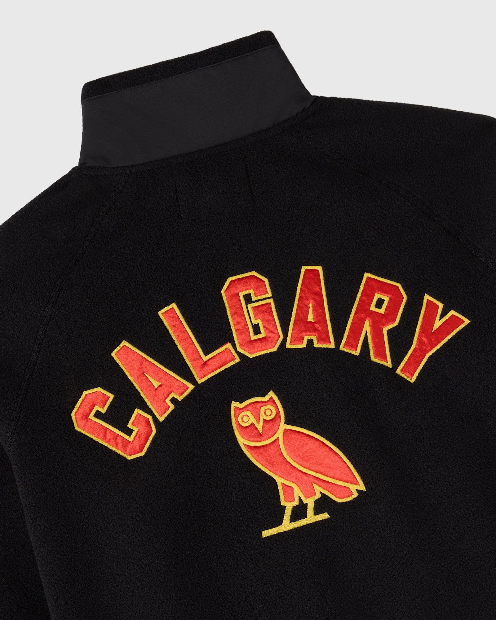 NHL Calgary Flames Microfleece Coach's Full-Zip Jacket - Black IMAGE #6