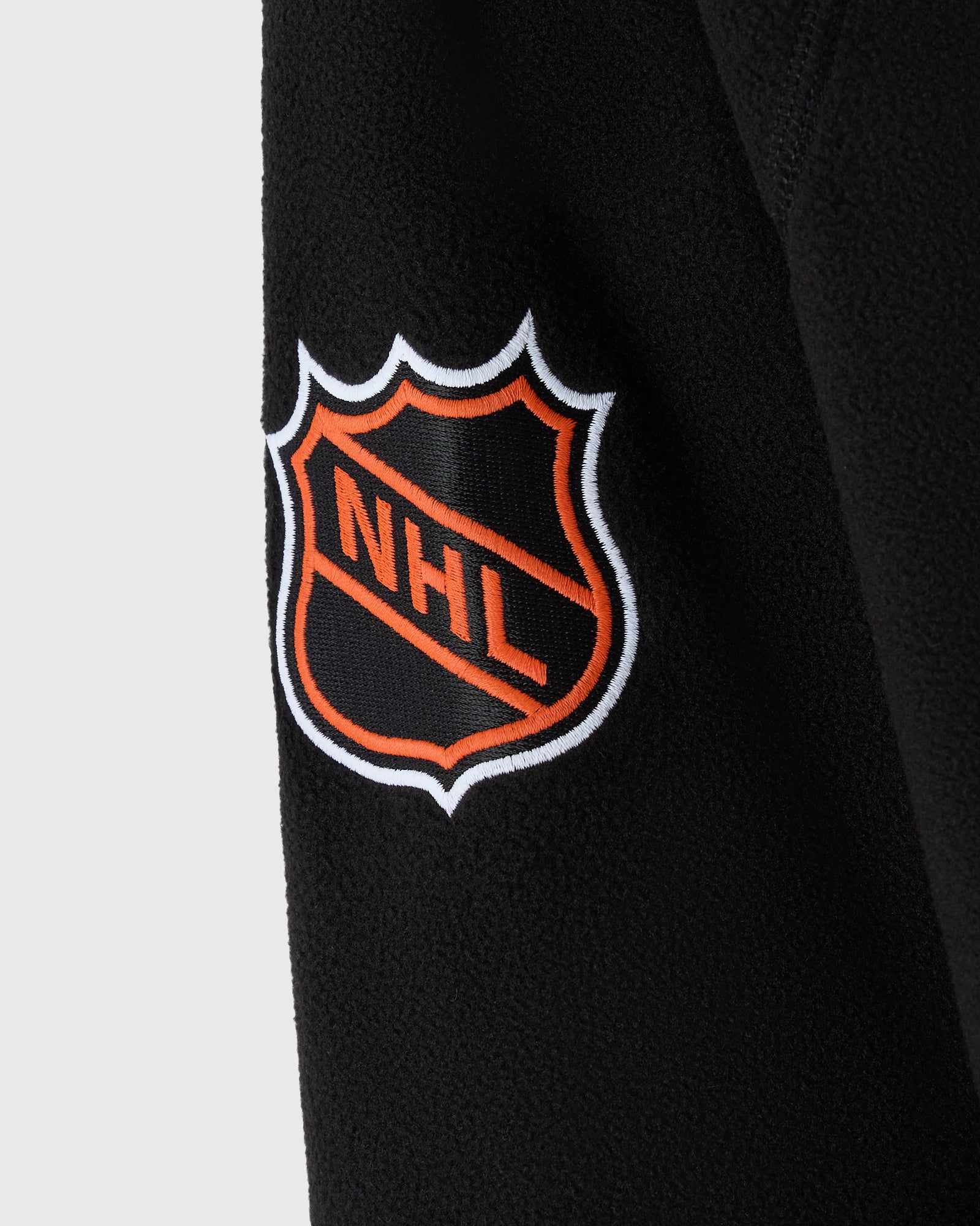 NHL Edmonton Oilers Microfleece Coach's Full-Zip Jacket - Black IMAGE #4