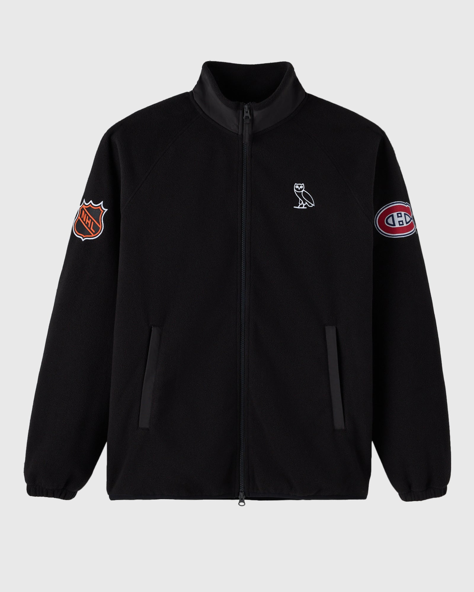 NHL Montreal Canadiens Microfleece Coach's Full-Zip Jacket - Black IMAGE #4