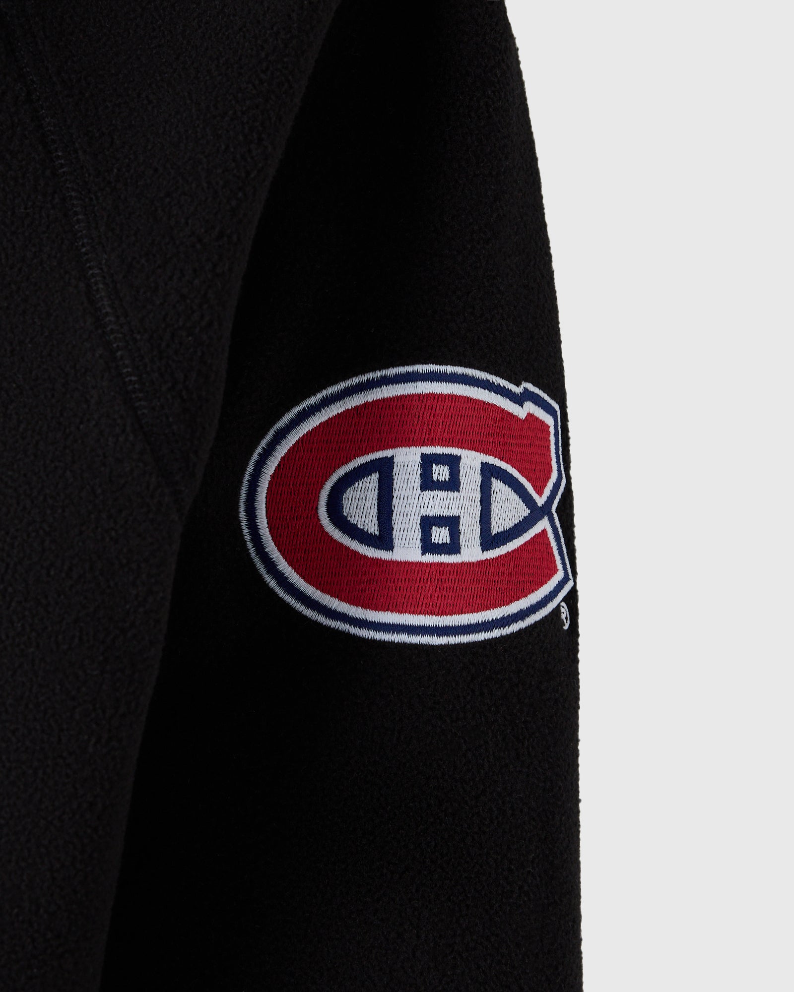 NHL Montreal Canadiens Microfleece Coach's Full-Zip Jacket - Black IMAGE #7