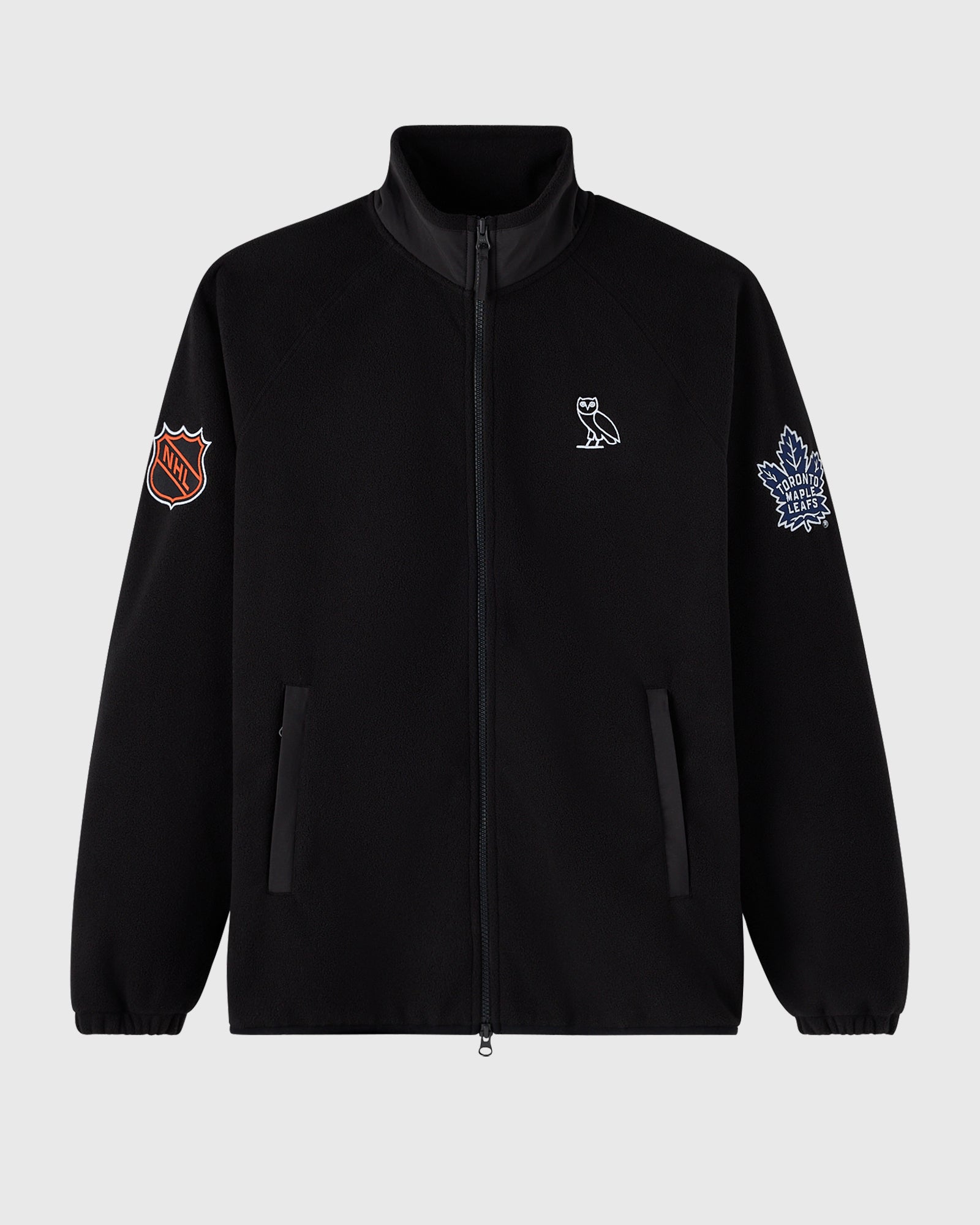 NHL Toronto Maple Leafs Coach's Full-Zip Jacket - Black IMAGE #5