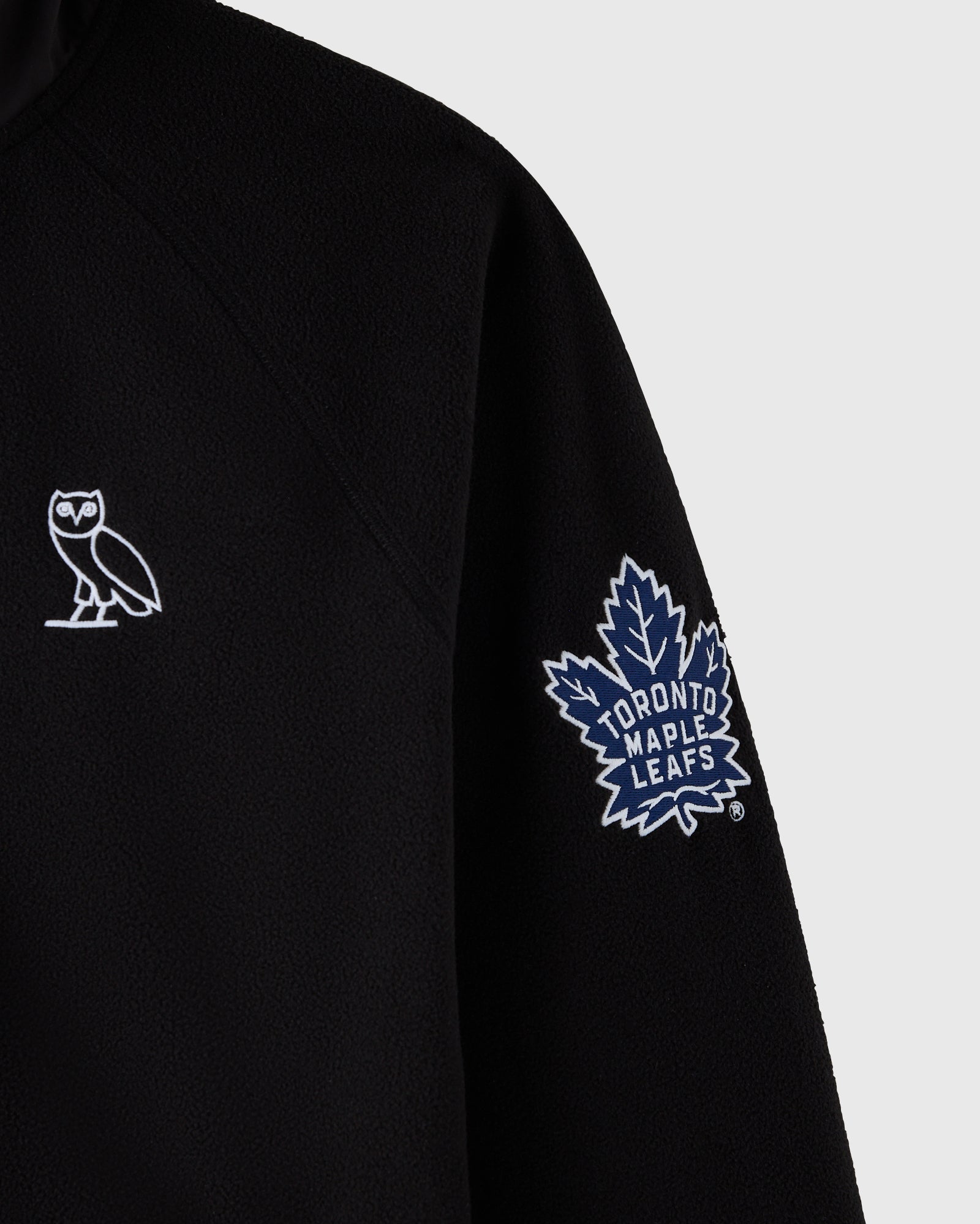 NHL Toronto Maple Leafs Coach's Full-Zip Jacket - Black IMAGE #7