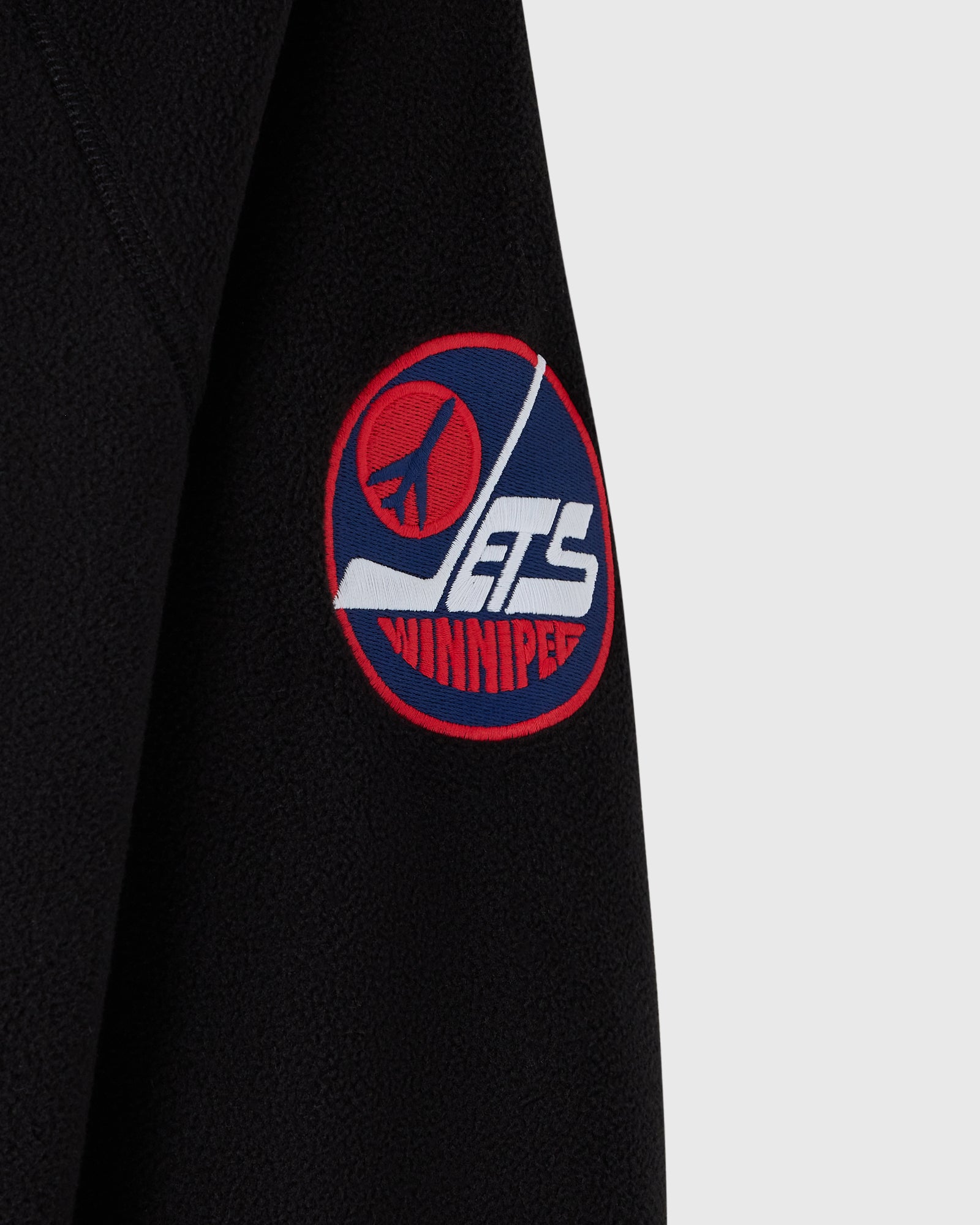 NHL Winnipeg Jets Microfleece Coach's Full-Zip Jacket - Black IMAGE #4