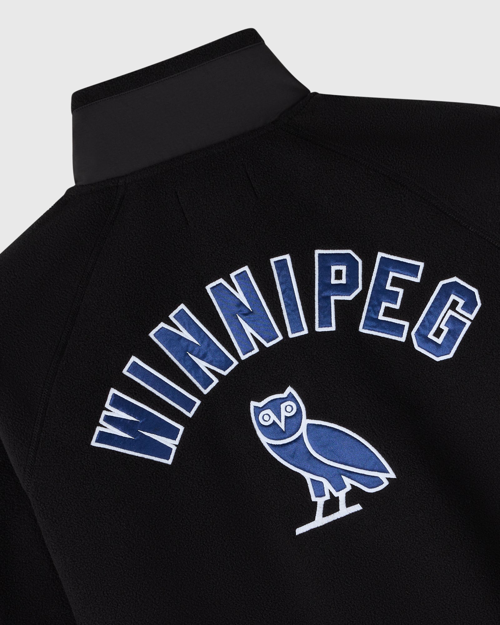 NHL Winnipeg Jets Microfleece Coach's Full-Zip Jacket - Black IMAGE #6