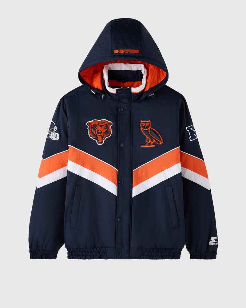 NFL Chicago Bears Starter® Sideline Puffer Jacket - Navy