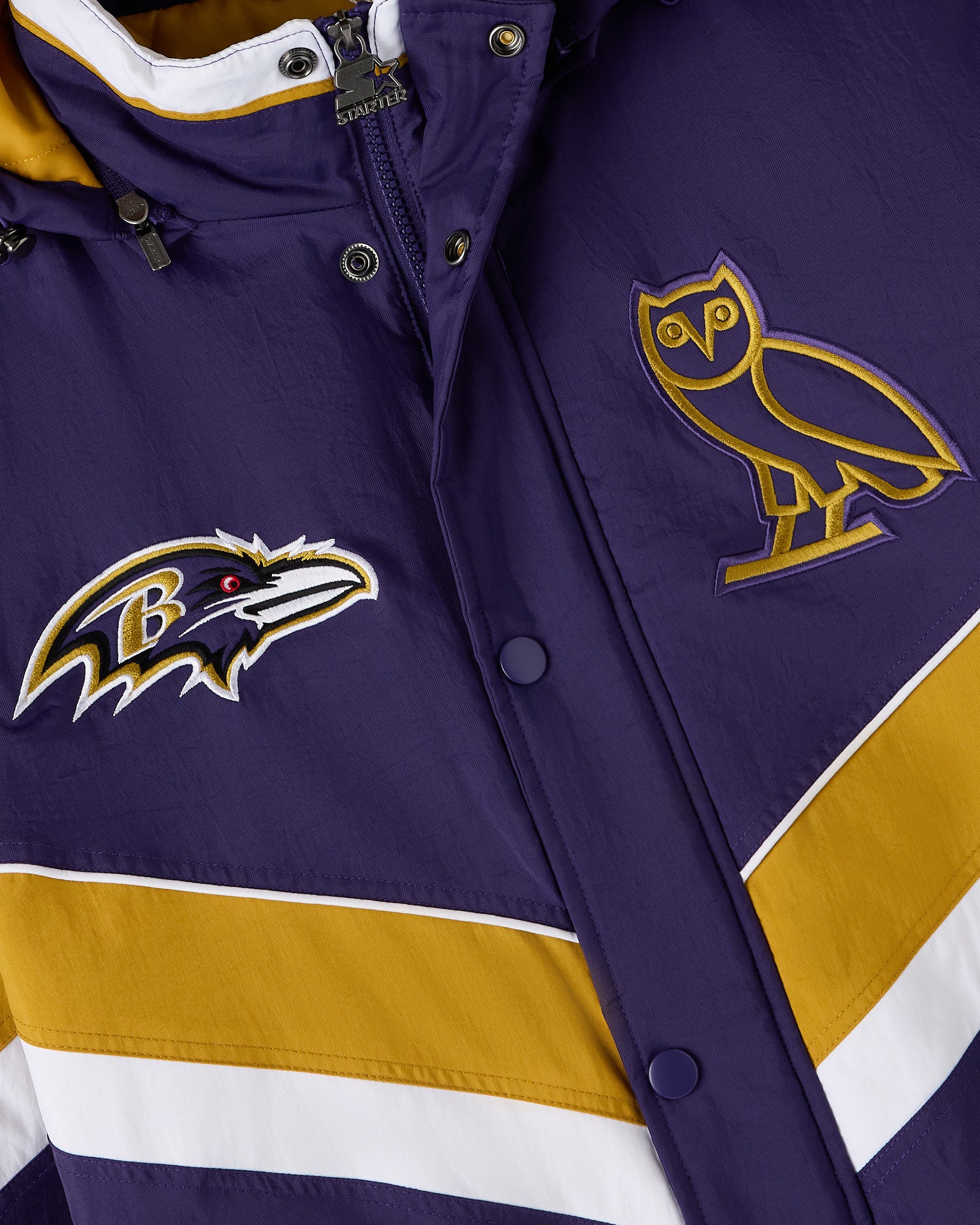 NFL Baltimore Ravens Starter® Sideline Puffer Jacket - Purple IMAGE #3