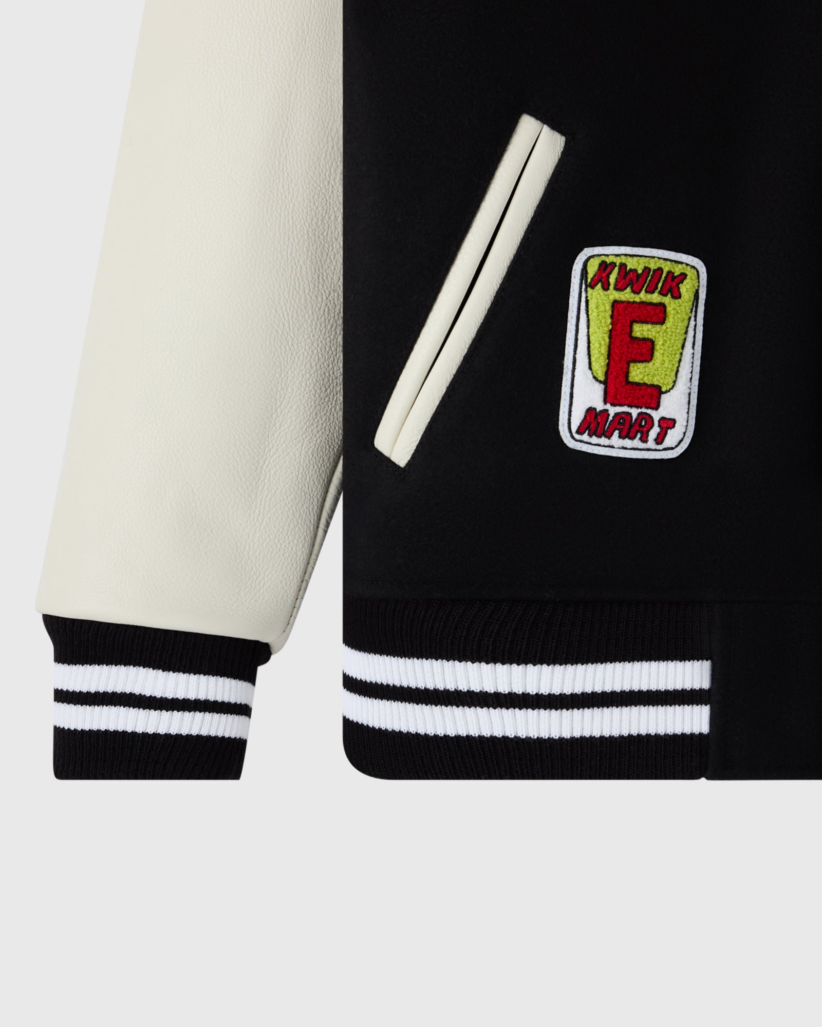 The Simpsons Varsity Jacket - Black/White IMAGE #5