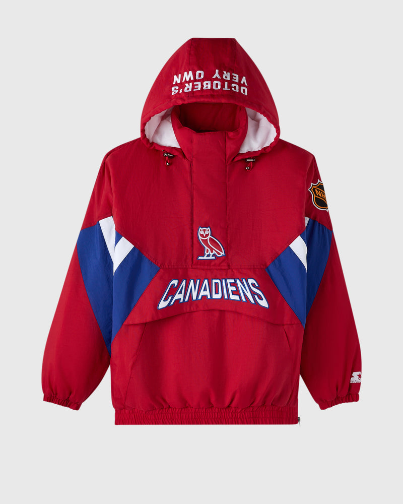 NHL Montreal Canadiens Starter® Breakaway Pullover Jacket - Red