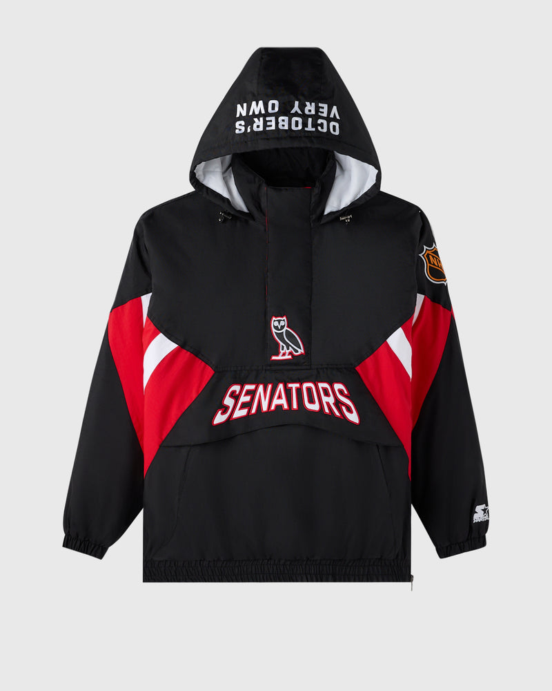 NHL Ottawa Senators Starter® Breakaway Pullover Jacket - Black