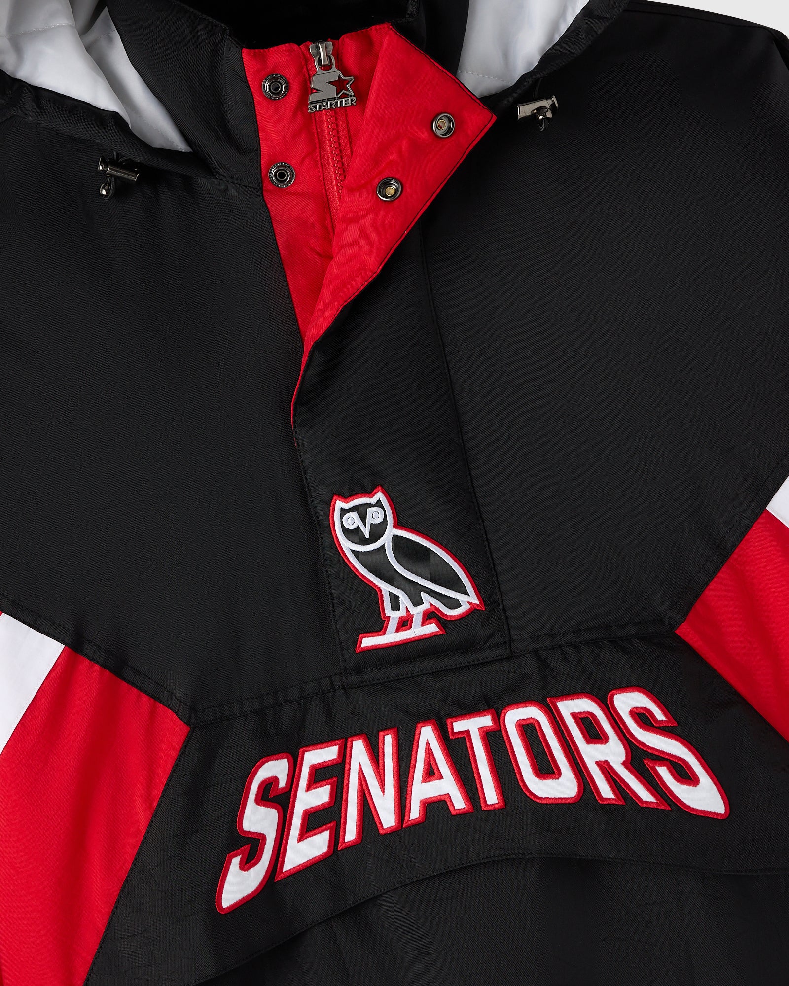 NHL Ottawa Senators Starter® Breakaway Pullover Jacket - Black IMAGE #6