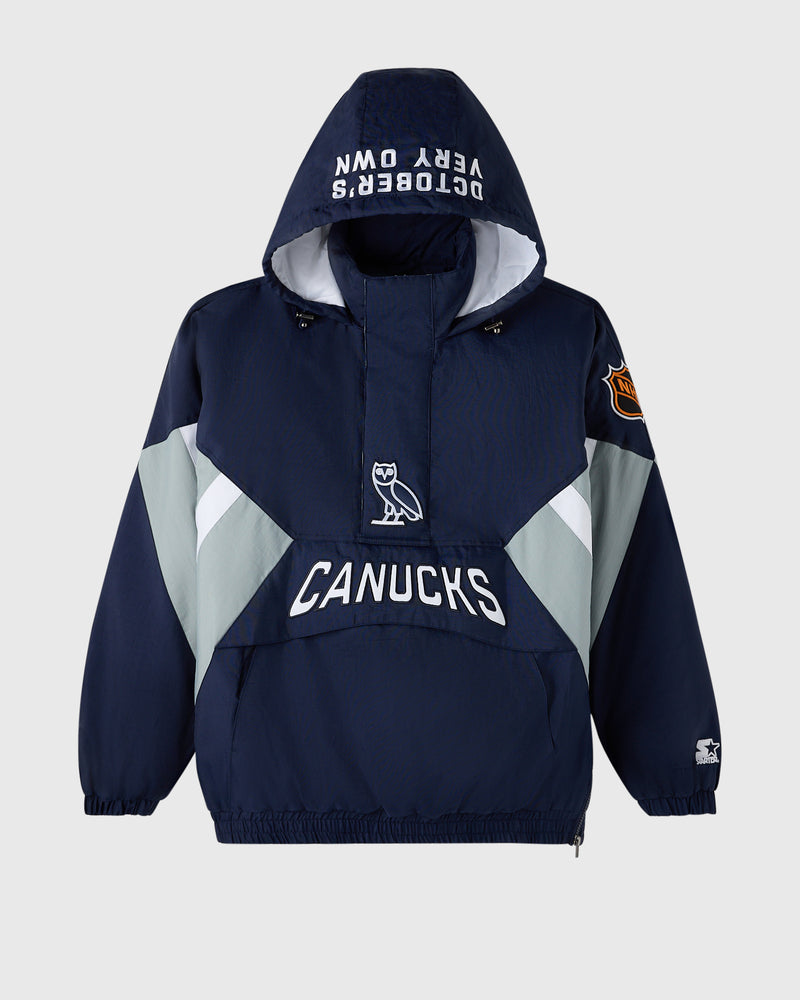 NHL Vancouver Canucks Starter® Breakaway Pullover Jacket - Blue