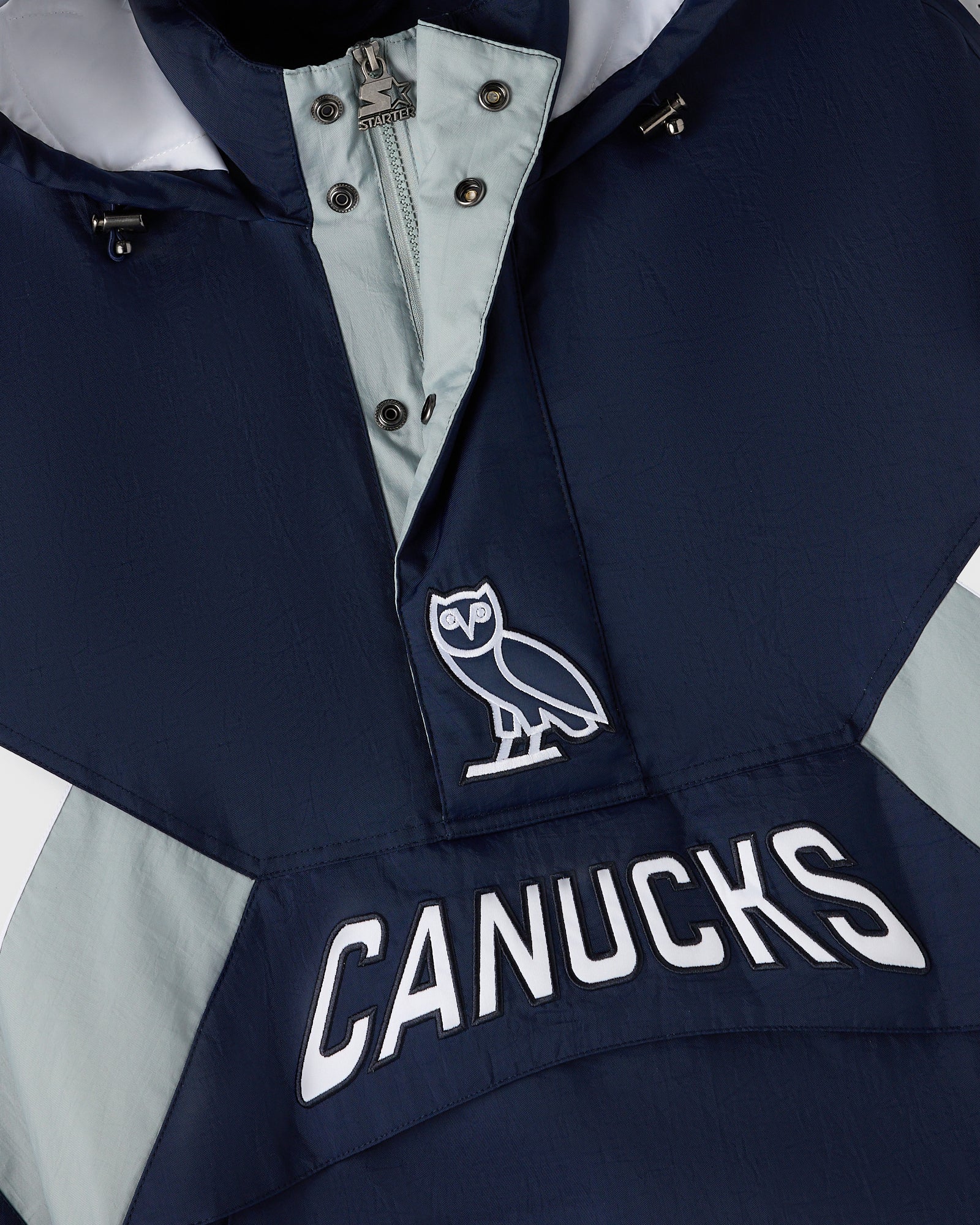 NHL Vancouver Canucks Starter® Breakaway Pullover Jacket - Blue IMAGE #6