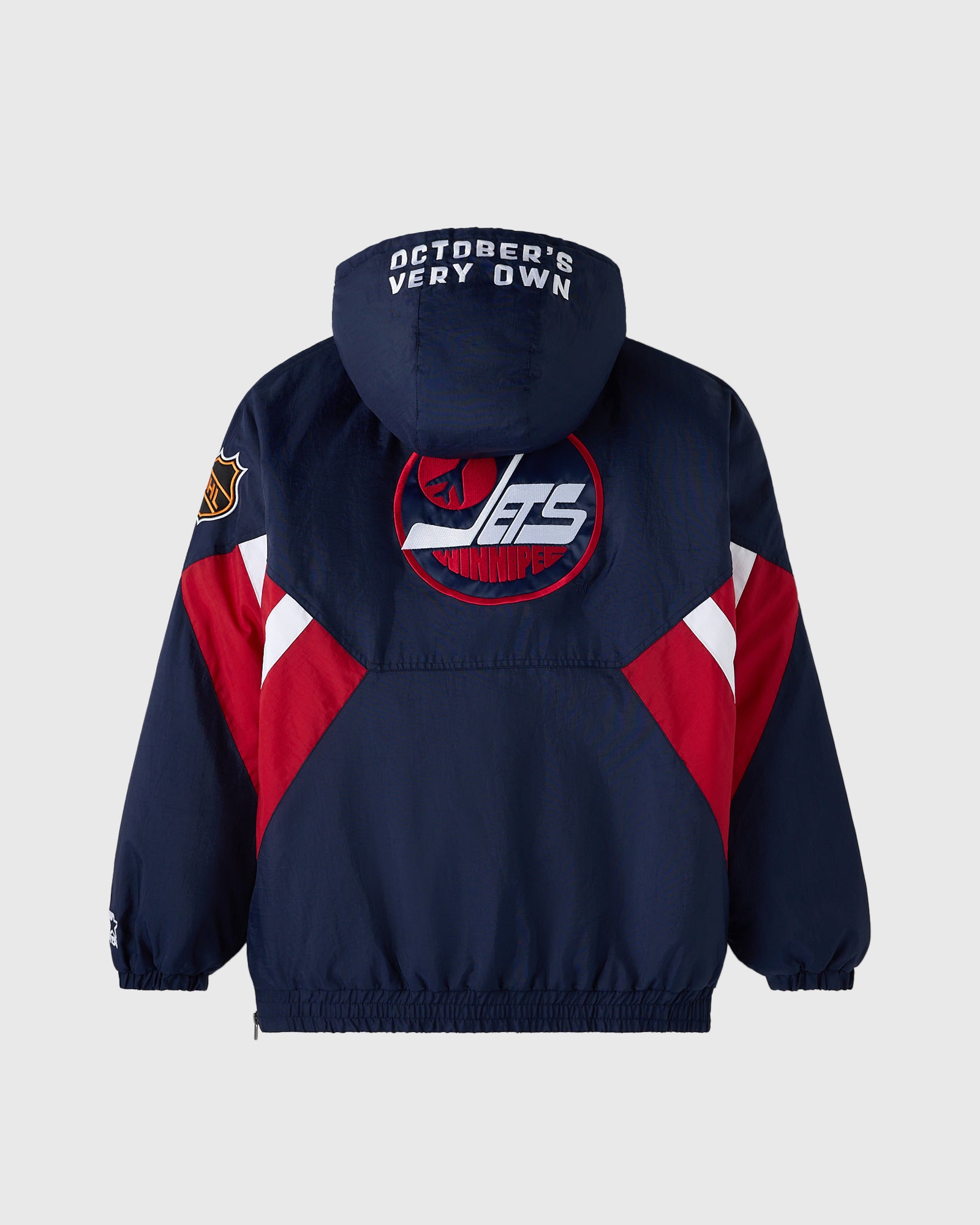 NHL Winnipeg Jets Starter® Breakaway Pullover Jacket - Navy IMAGE #6