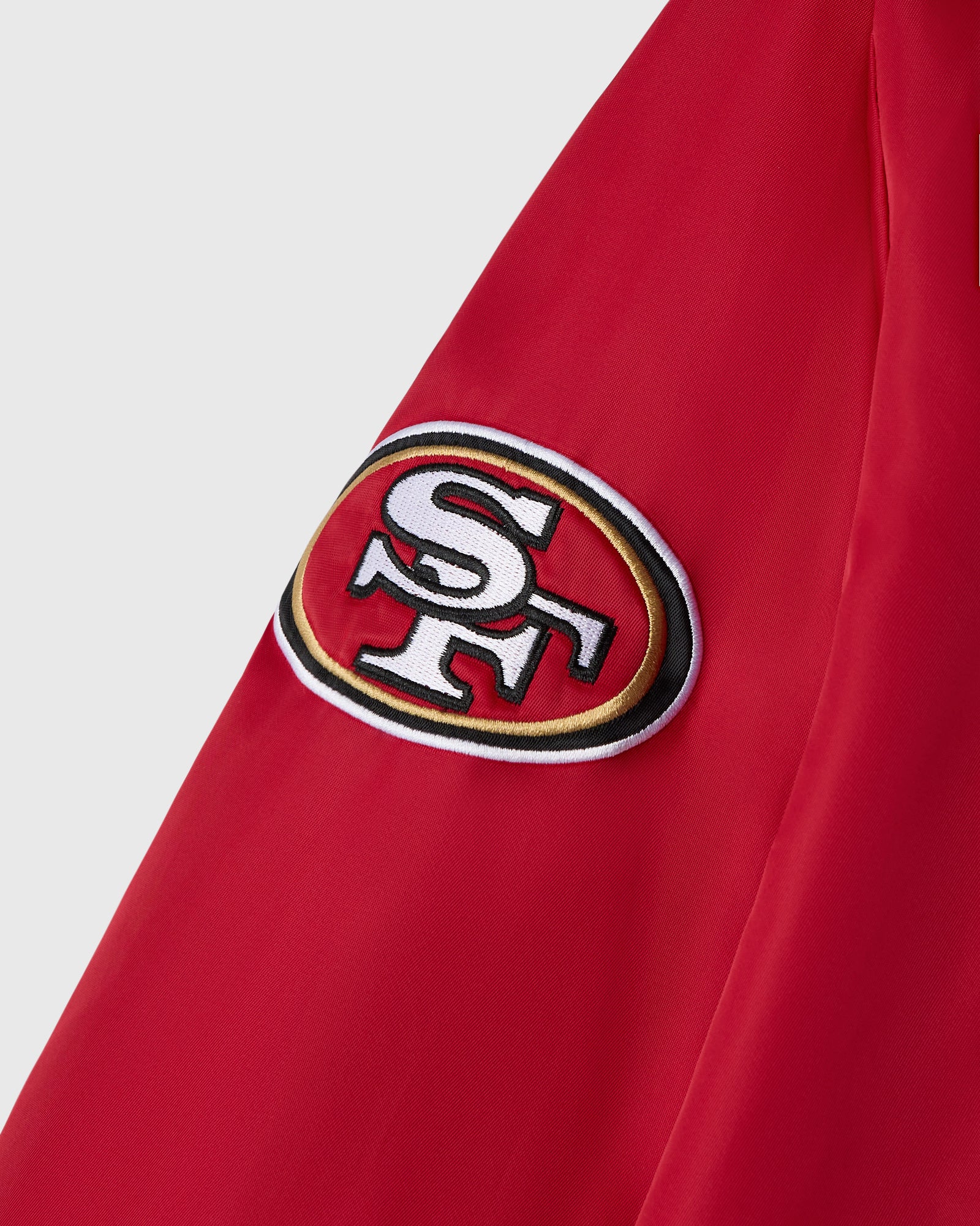 NFL San Francisco 49ers Starter® Trainer Pullover Jacket - Red IMAGE #6