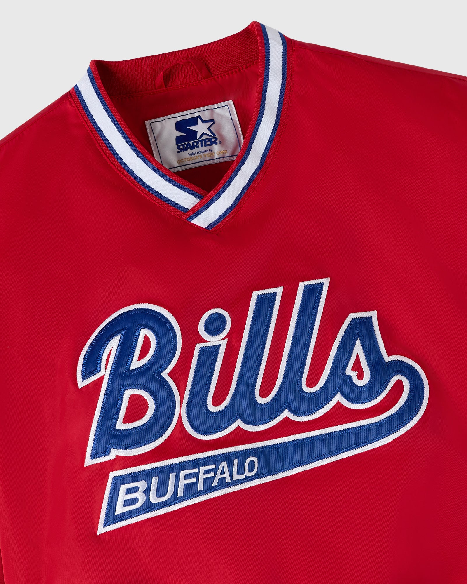 NFL Buffalo Bills Starter® Trainer Pullover Jacket - Red IMAGE #5