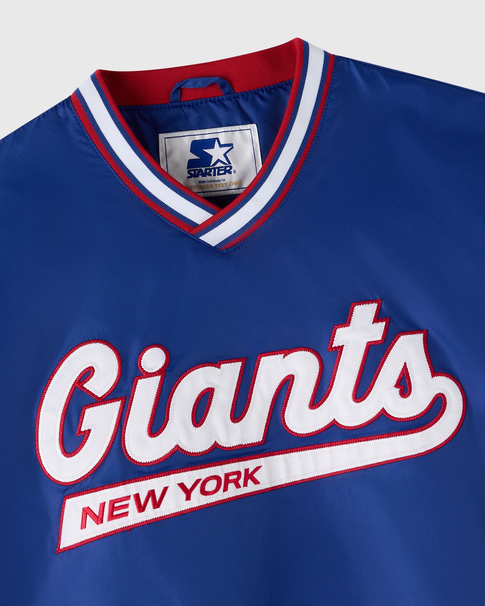 NFL New York Giants Starter® Trainer Pullover Jacket - Blue IMAGE #5