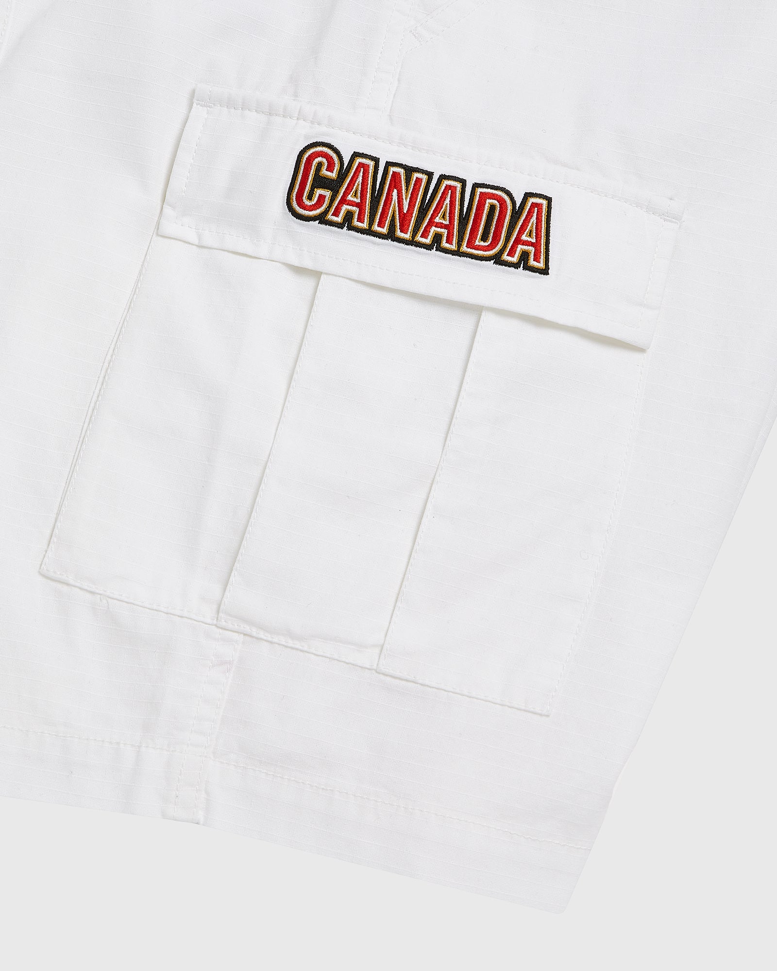 Canada Skateboard Ripstop Cargo Short  - White IMAGE #2