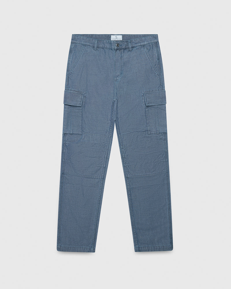 Denim Cargo Pant - Washed Indigo