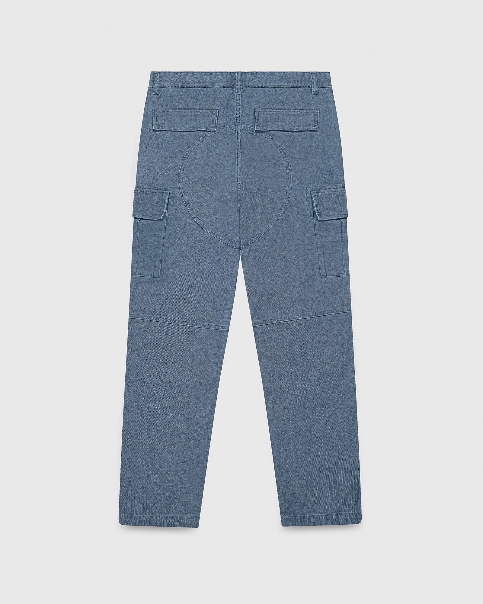 Denim Cargo Pant - Washed Indigo IMAGE #3