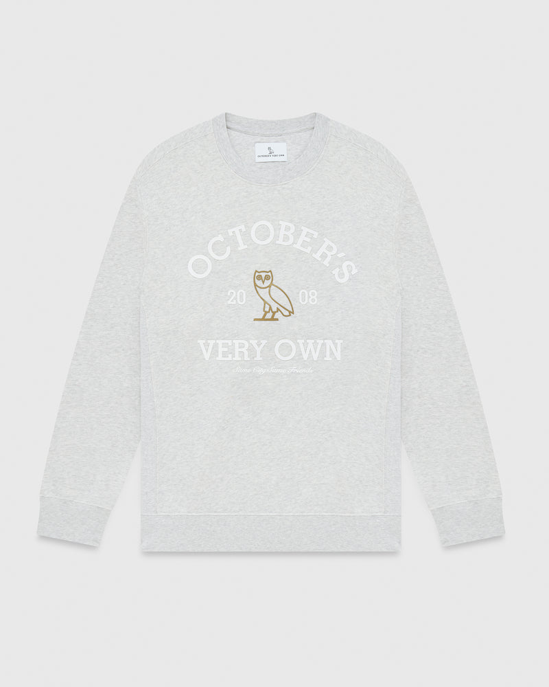 Collegiate Crewneck - Ash Heather Grey