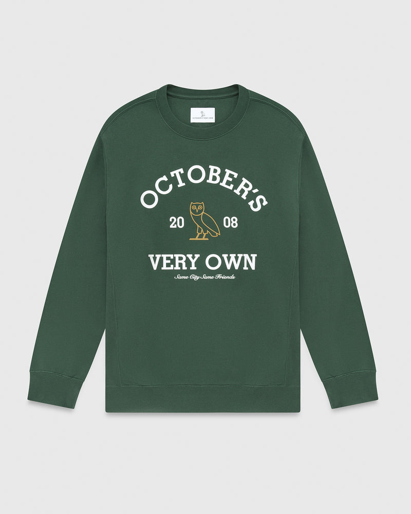 Collegiate Crewneck - Forest Green