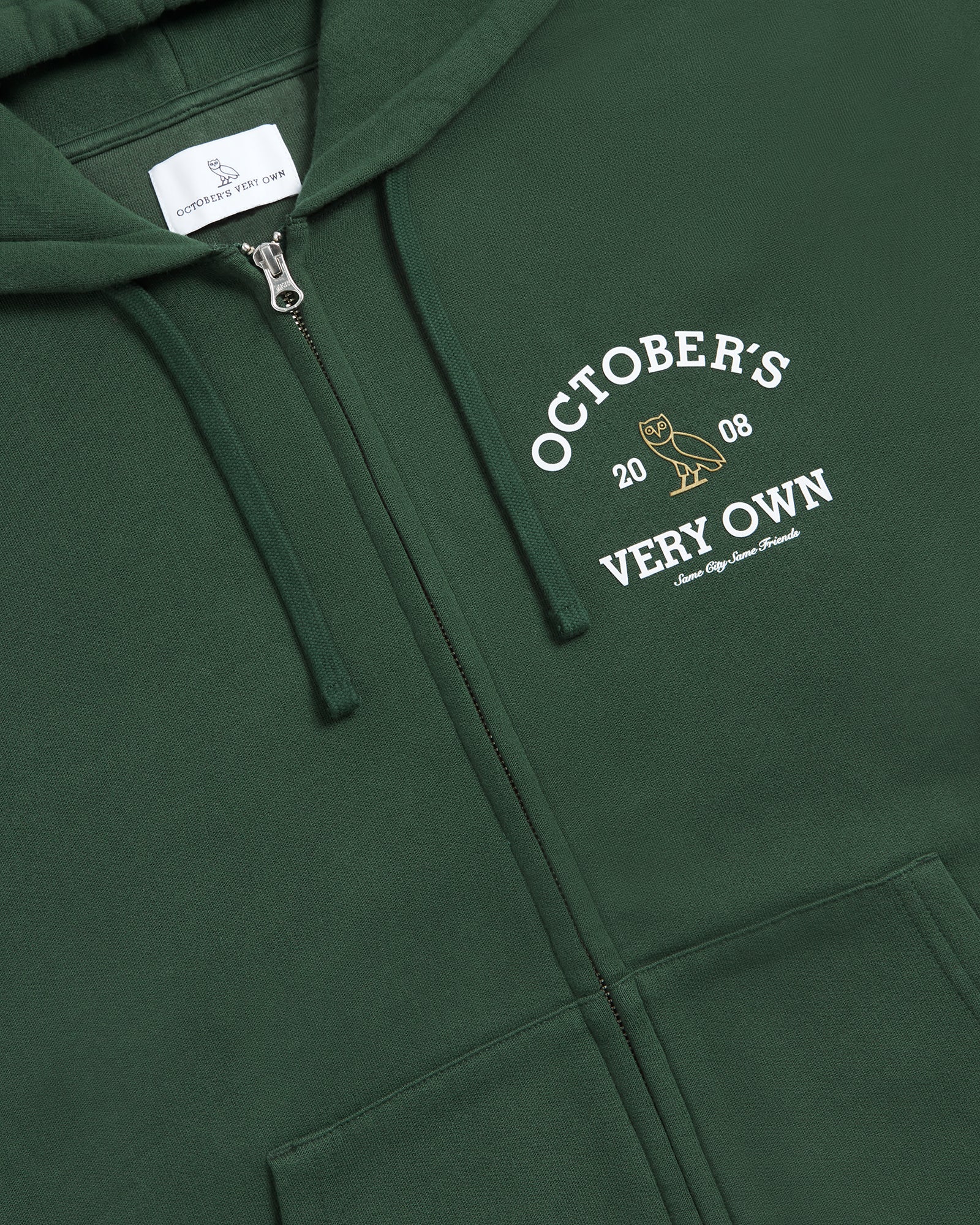 Collegiate Full-Zip Hoodie - Forest Green IMAGE #2