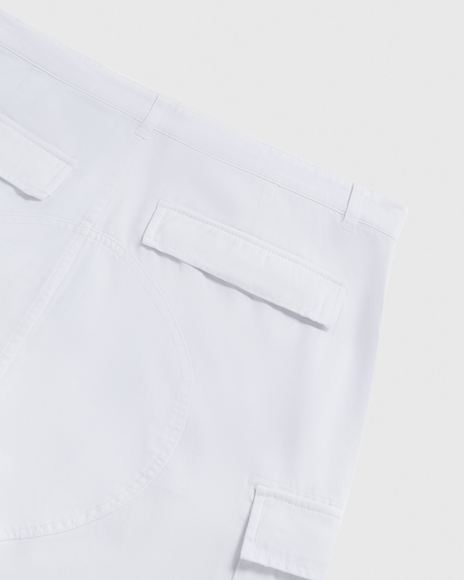 Garment Dyed Cargo Pant - White IMAGE #4