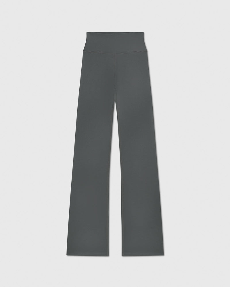 High-Rise Flared Leggings - Charcoal