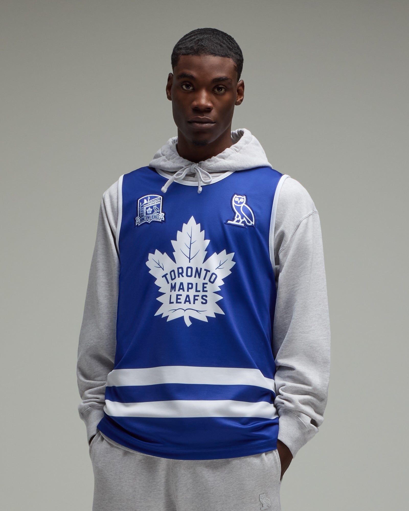 Hometown Heroes Basketball Jersey  - Leafs Blue IMAGE #4