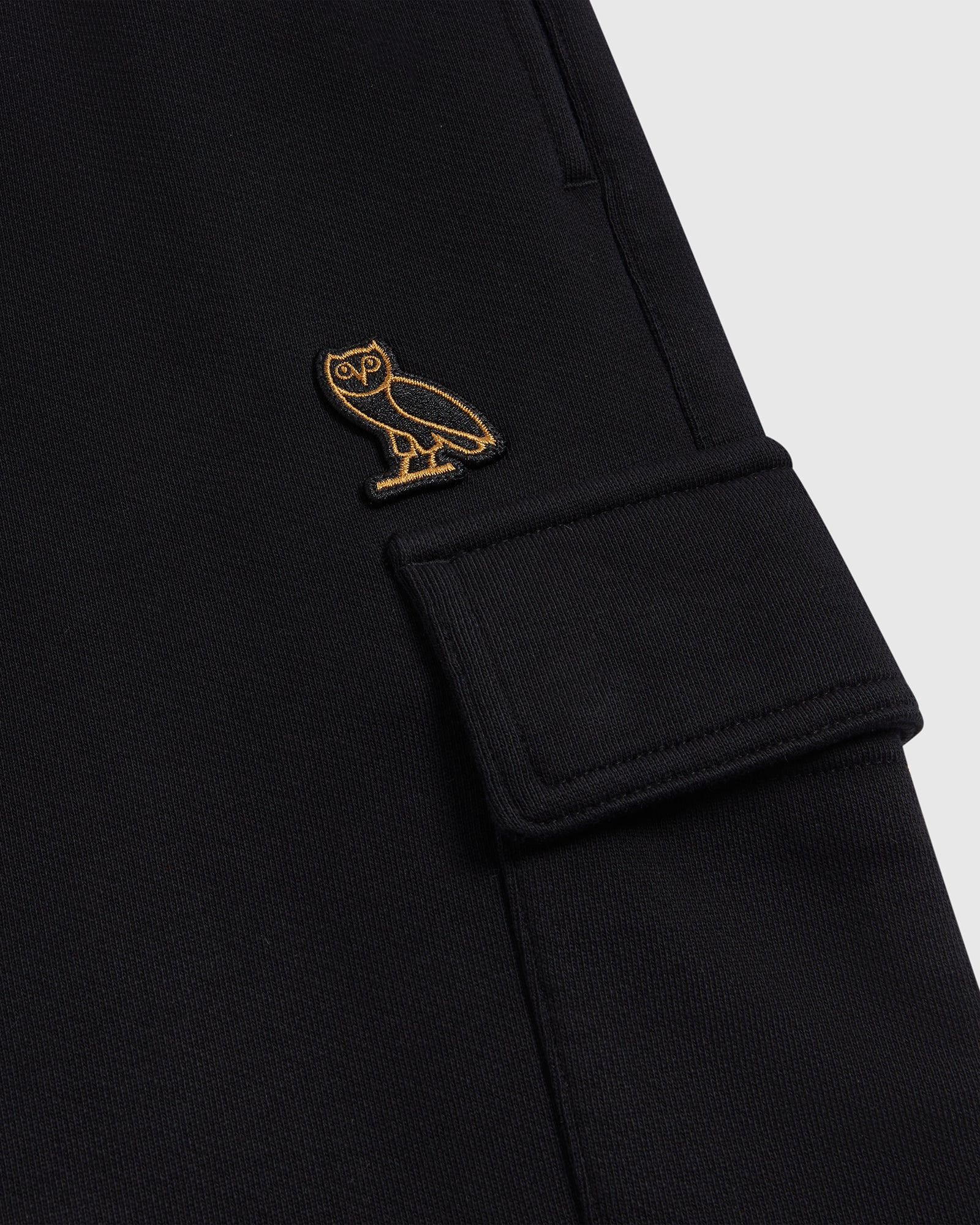 Classic Cargo Open-Hem Sweatpant - Black IMAGE #4