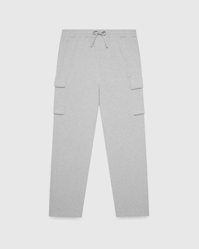 Classic Cargo Open-Hem Sweatpant - Ash Heather Grey