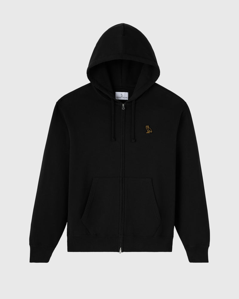 Classic Full-Zip Hoodie - Black