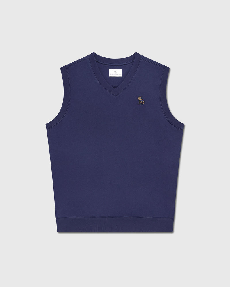 Classic French Terry Vest - Navy