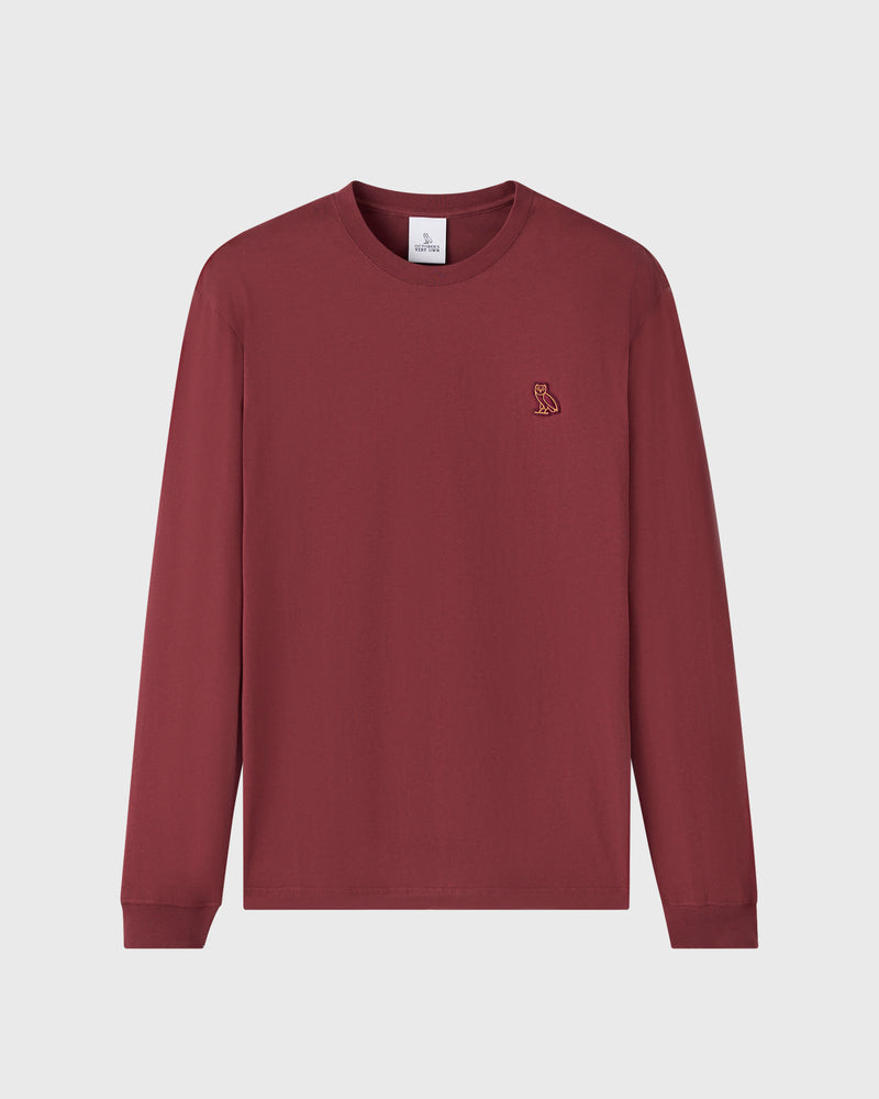 Classic Long-Sleeve T-Shirt - Burgundy