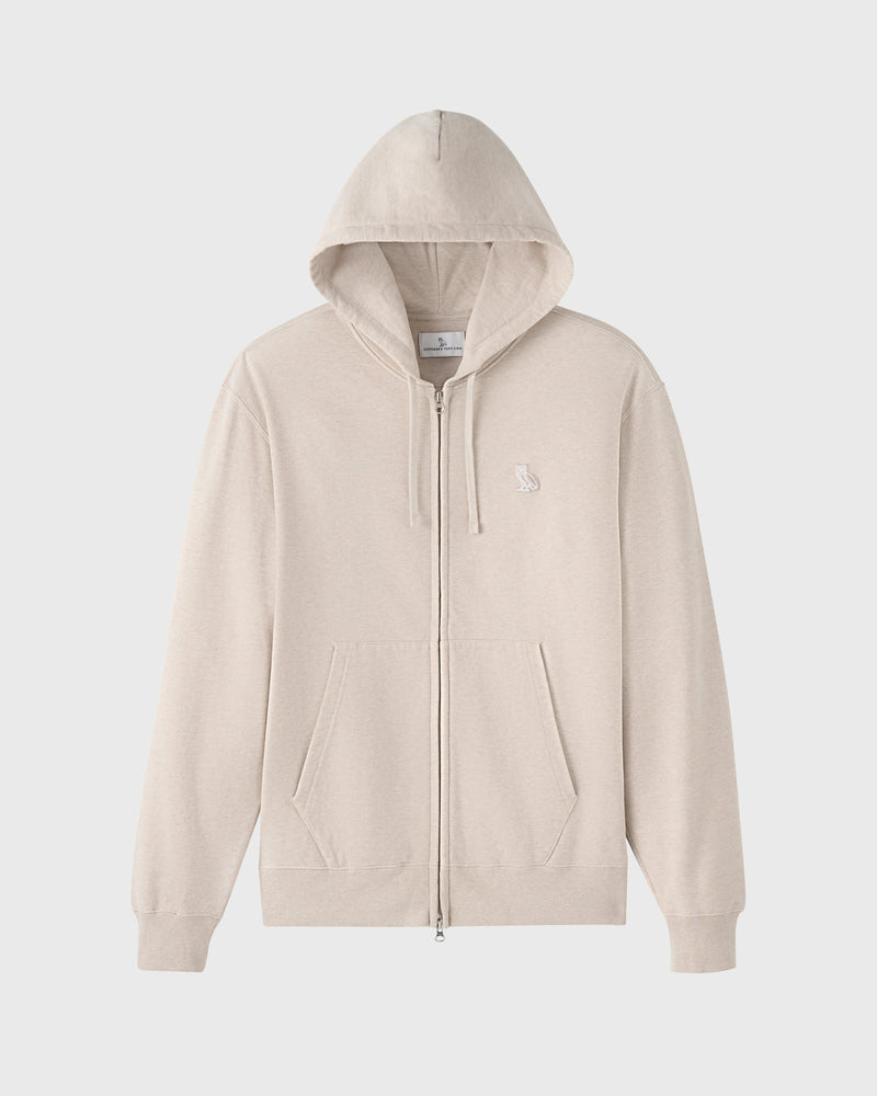 Classic Full-Zip Hoodie - Oatmeal