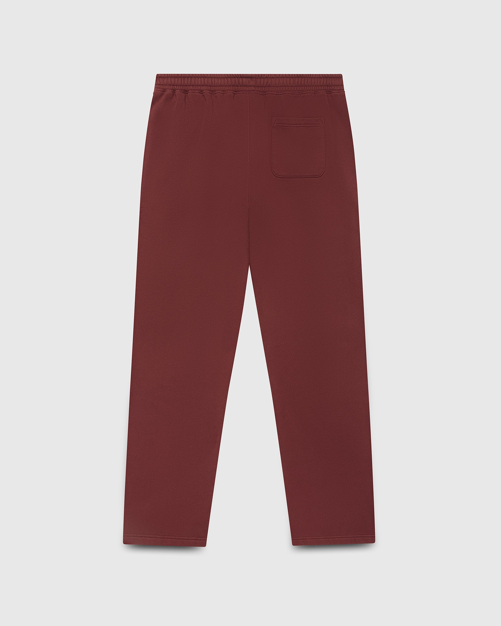 Collegiate Open-Hem Sweatpant - Dark Crimson IMAGE #3