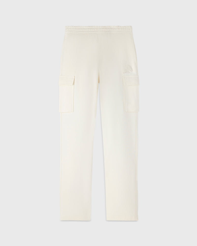 Mini OG Open-Hem Cargo Sweatpant - Cream