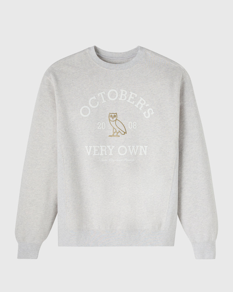 Collegiate Crewneck - Ash Heather Grey