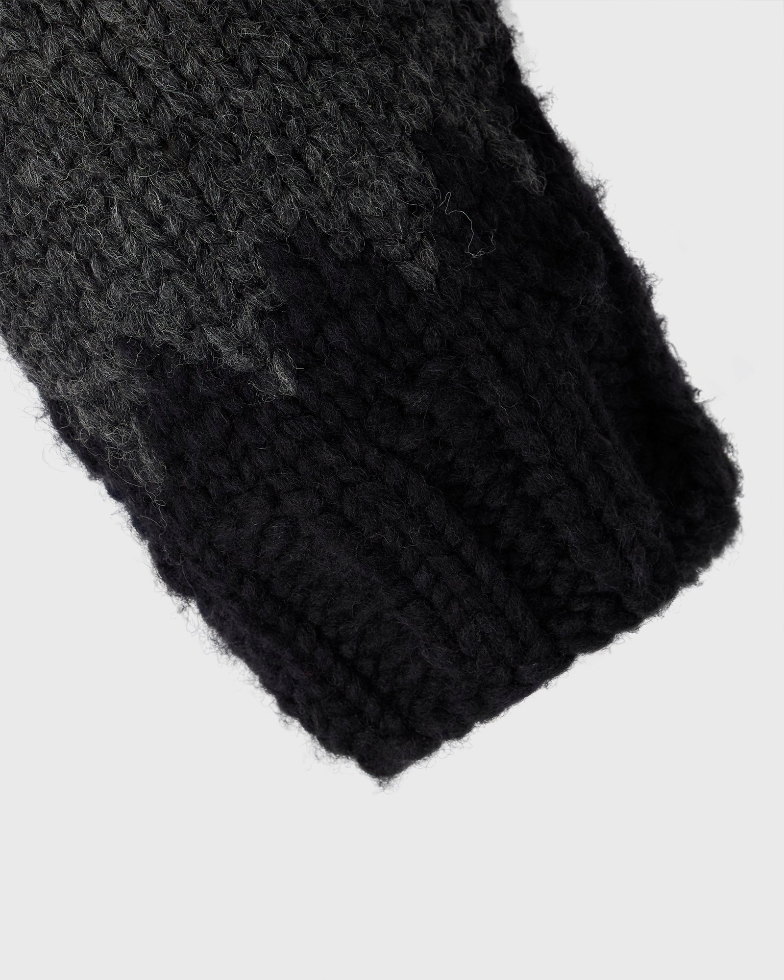 Canadian Sweater Company Hand Knit Cardigan - Dark Grey/Black IMAGE #11