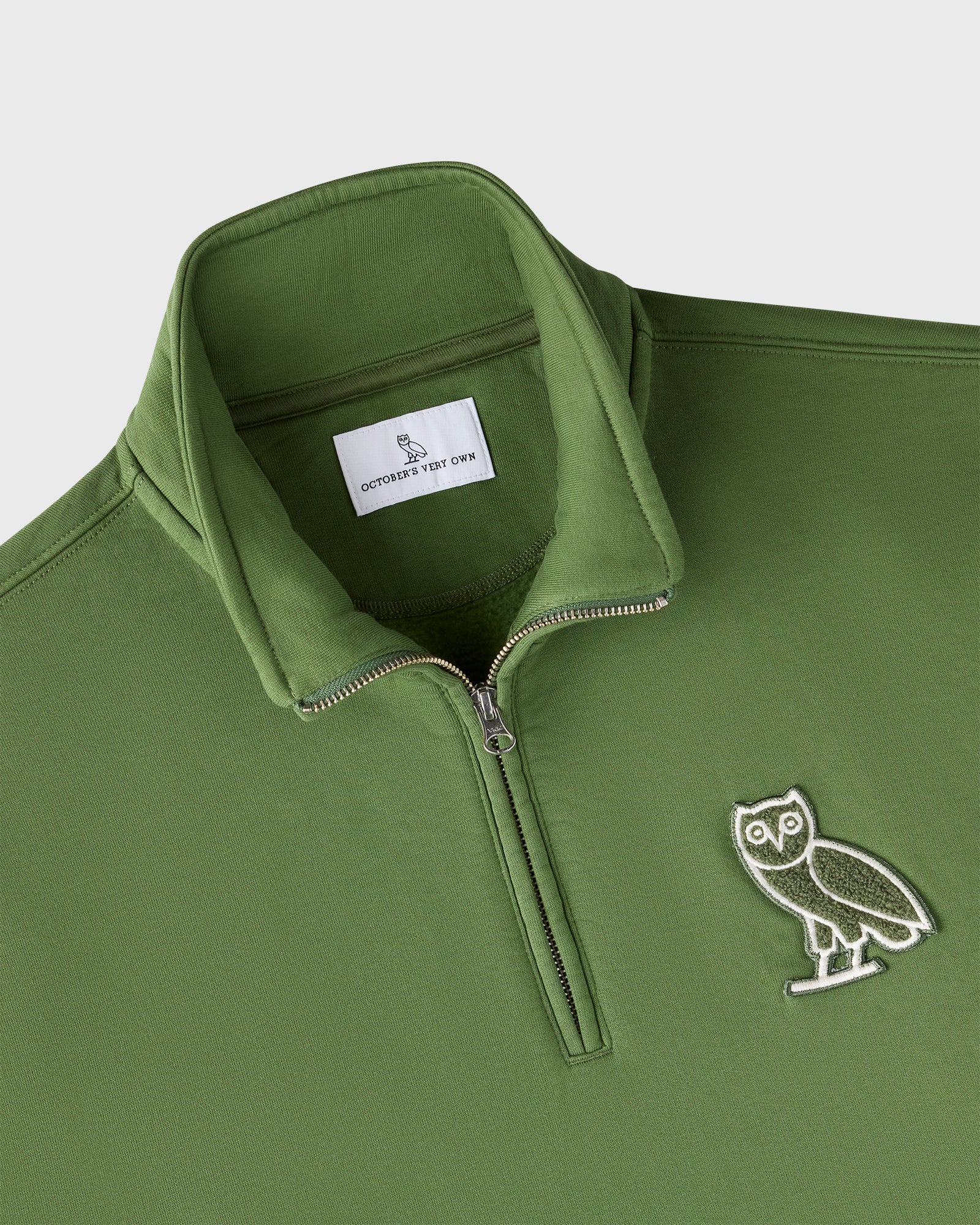 Mini OG Quarter-Zip Mockneck - Dark Olive IMAGE #2