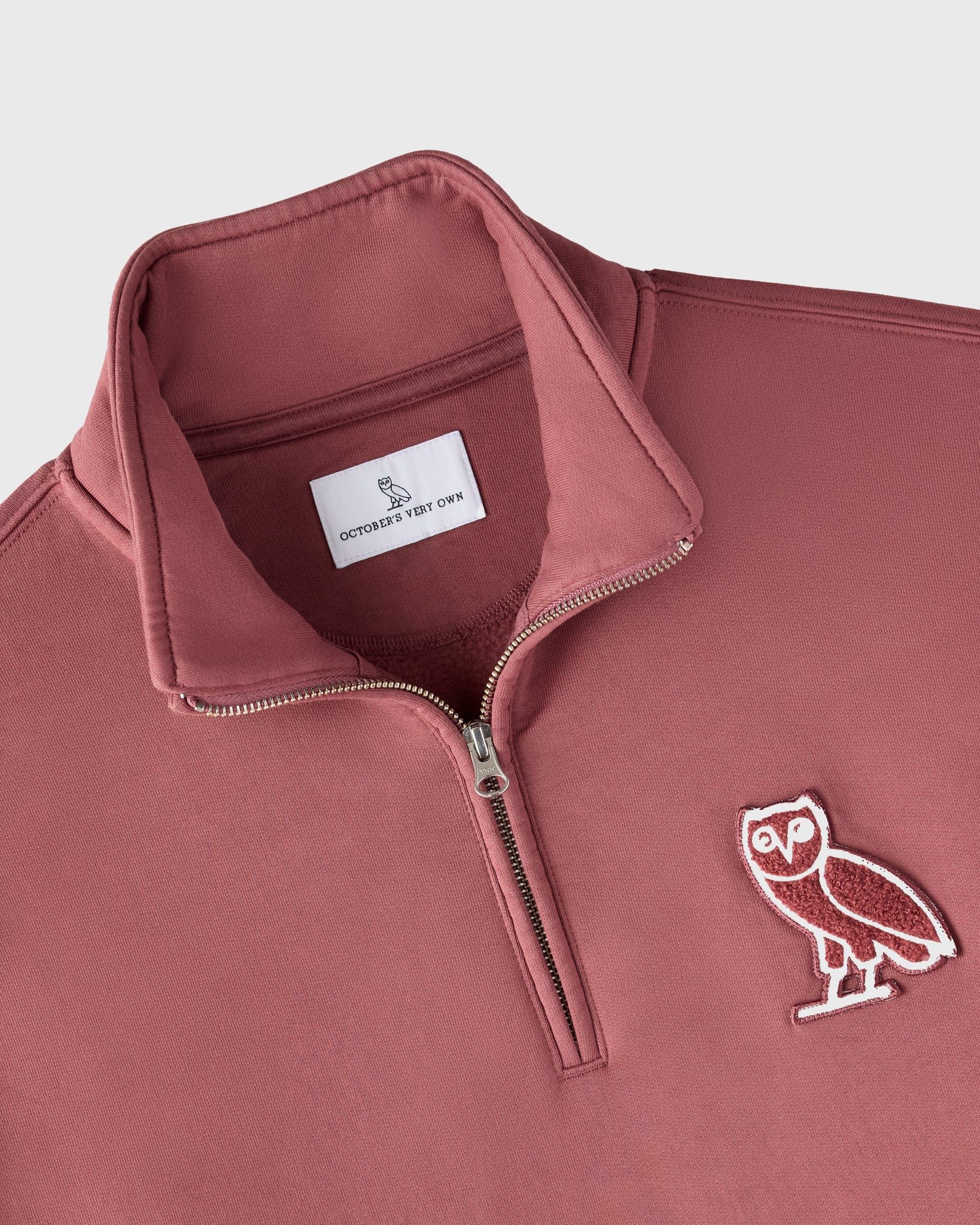 Mini OG Quarter-Zip Mockneck - Maroon IMAGE #2