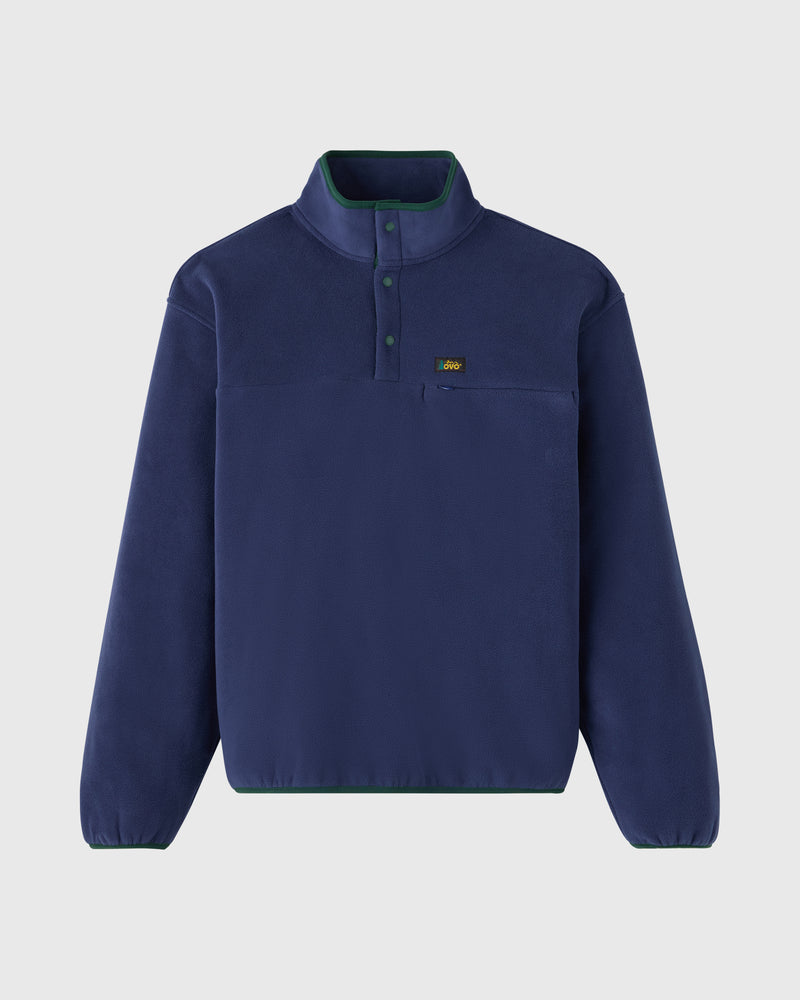 Polartec® Fleece Mockneck - Navy