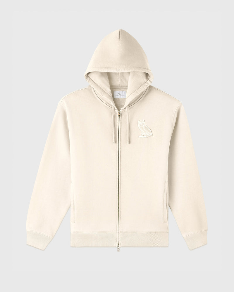 Mini OG Full-Zip Hoodie - Cream