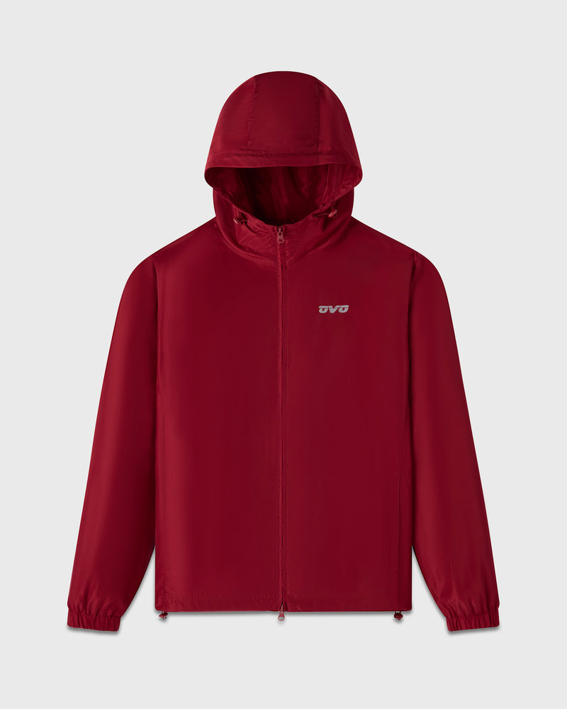 Lightweight Full-Zip Jacket - Deep Red