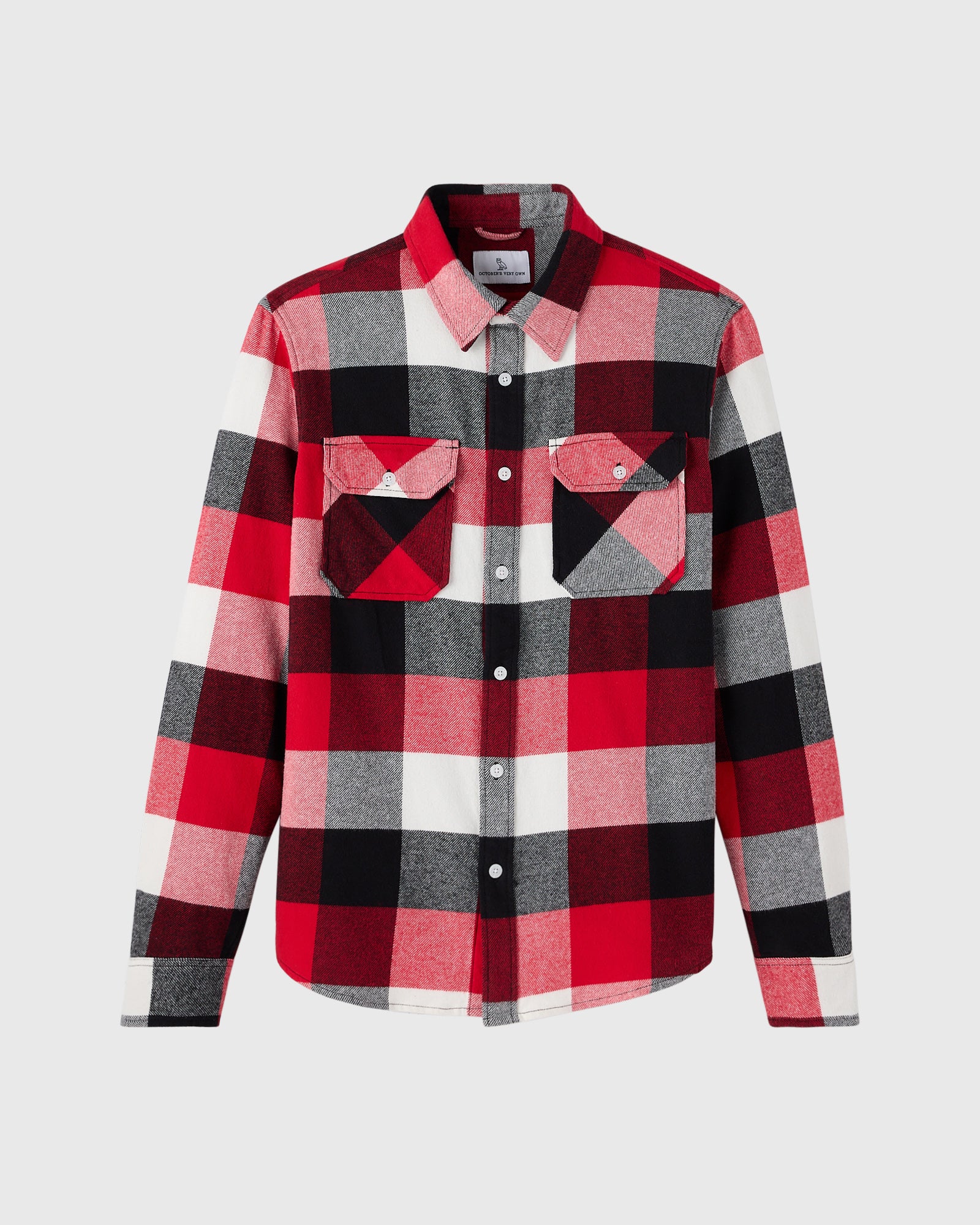 Buffalo Plaid Flannel Shirt - Red IMAGE #2