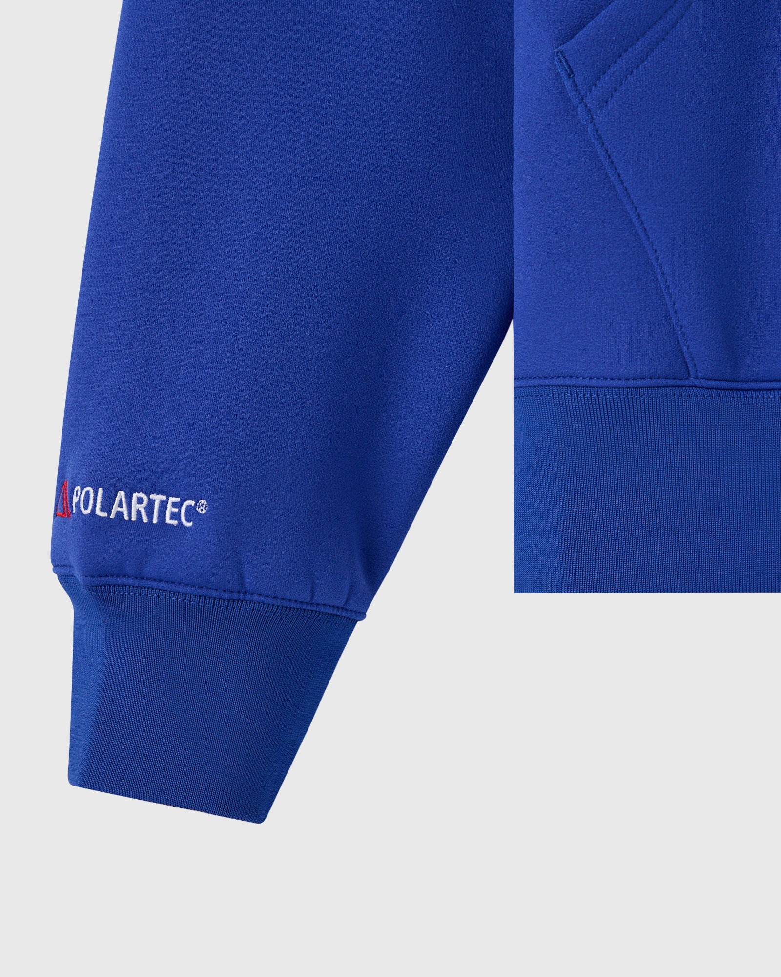 Polartec® Power Stretch™ Hoodie - Blue IMAGE #3