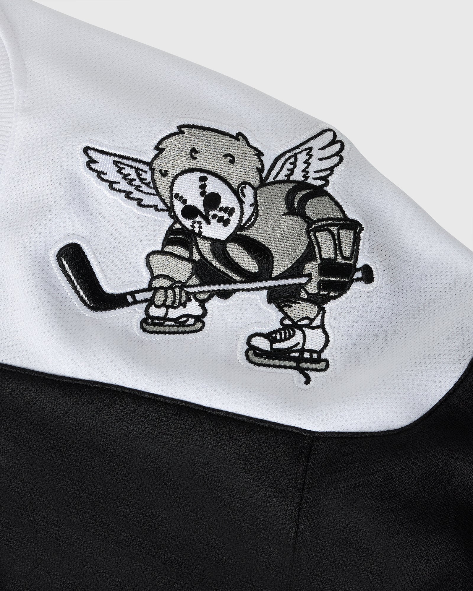 Icon Hockey Jersey - Black IMAGE #7