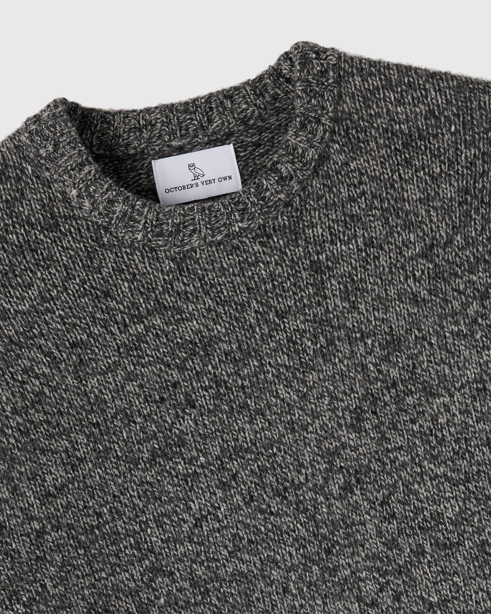 Speckle Crewneck Sweater - Grey IMAGE #4