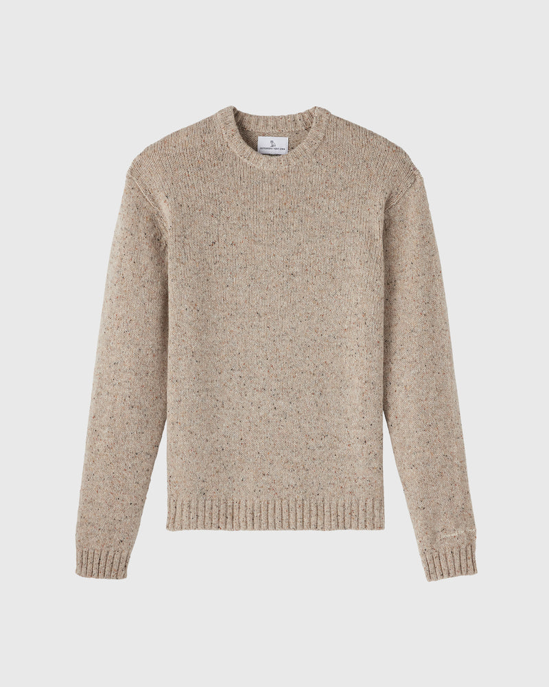 Speckle Crewneck Sweater - Sand